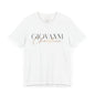 "Giovanni Christian" Black & Gold Logo Unisex Jersey Tee