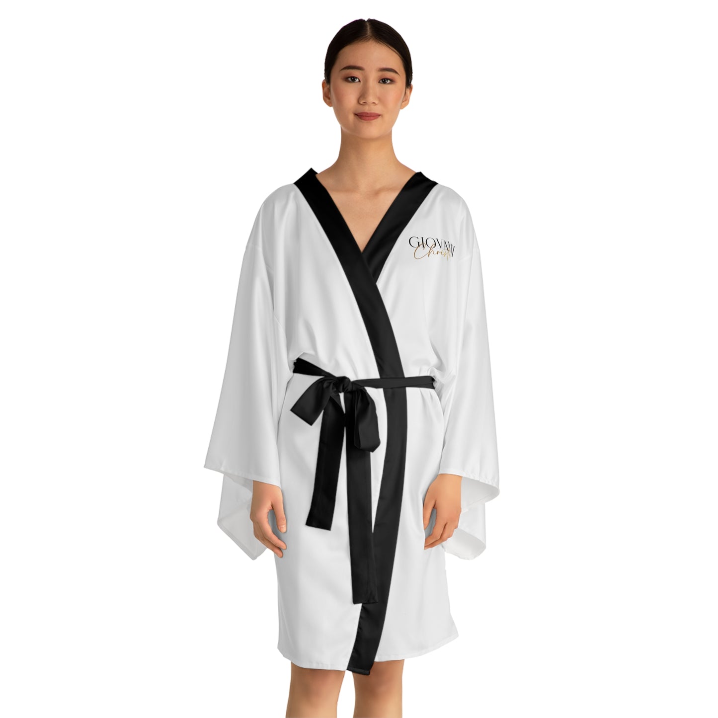 Elegant Long Sleeve Kimono Robe