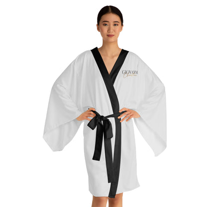 Elegant Long Sleeve Kimono Robe