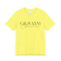 "Giovanni Christian" Black & Gold Logo Unisex Jersey Tee